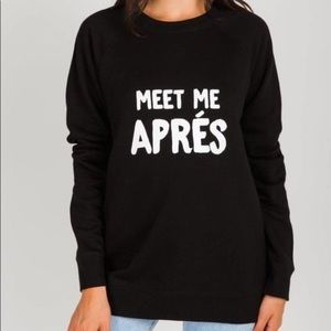 Brunette the Label Meet me Apres Sweatshirt